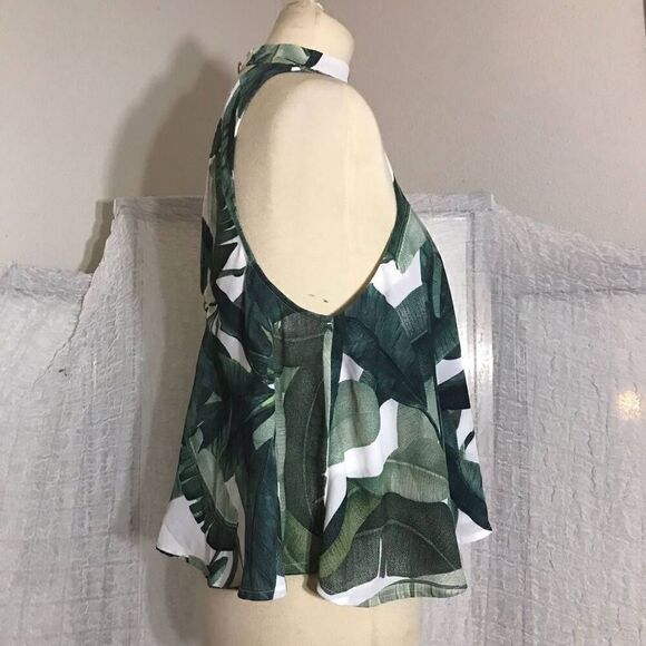 Show Me Your Mumu Casey Collar Halter Top Size Small - Picture 2 of 8